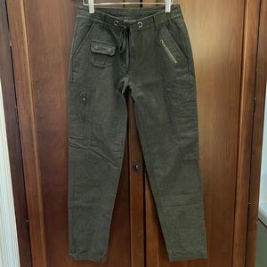 J Crew city pant size 0 army green